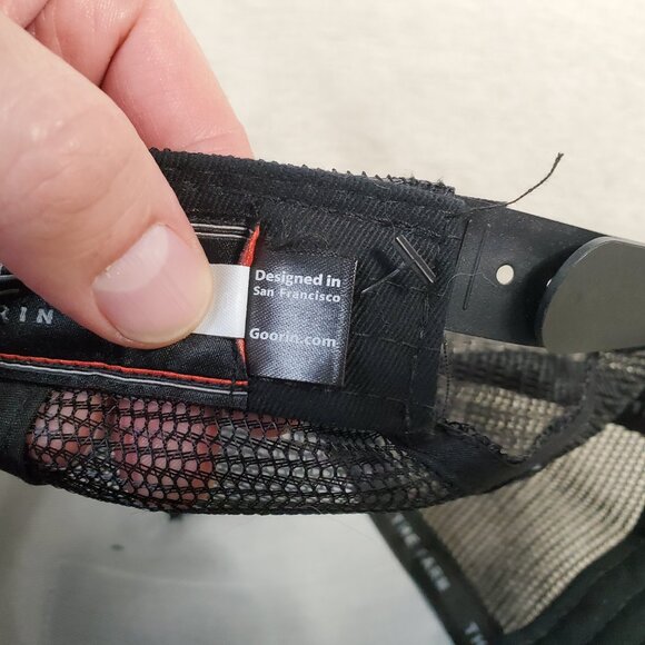 Goorin Bros Hat Cap Black White Cash Cow Mesh Snapback The Farm One Size - Picture 8 of 9